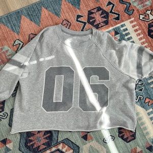 American eagle cropped sweatshirt